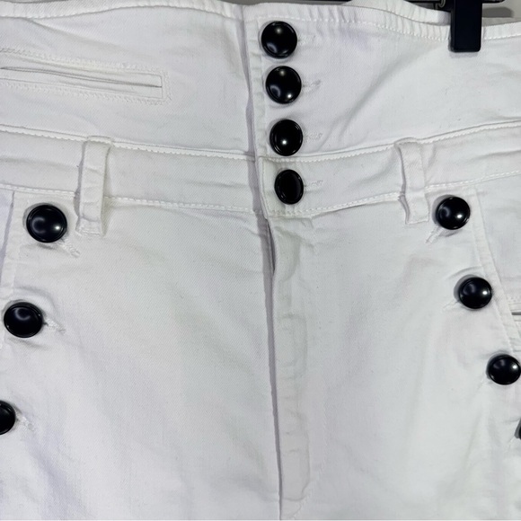 Isabel Marant Stretchy White High Waisted Napos Skinny Jeans Pants Size 38 - Picture 8 of 16